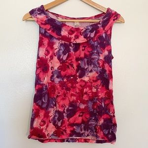 Merona sleeveless floral tank
